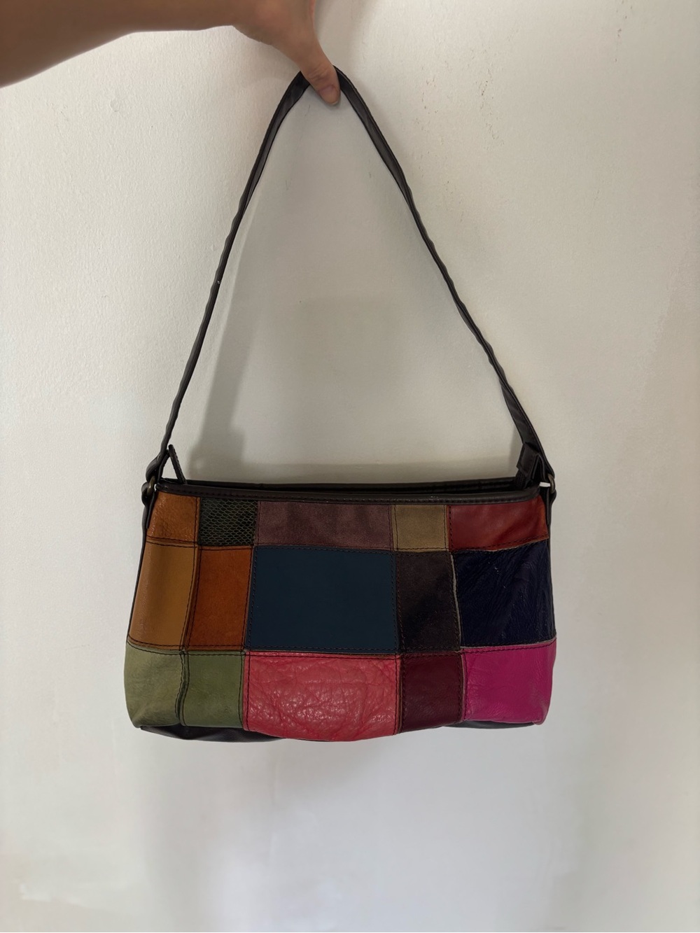 Wilson’s leather Multi-Color Patchwork Leather Shoulder Bag - Women's